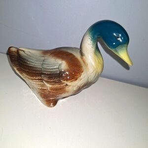 5" Porcelain Mallard Duck Figurine Made In Brazil